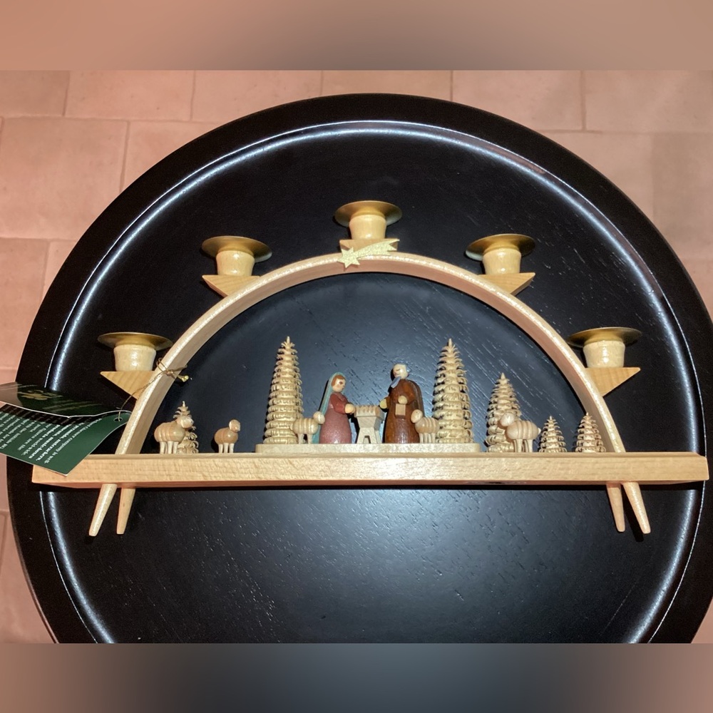 Erzgebirgische Volkskunst Seiffen Handarbeit Nativity